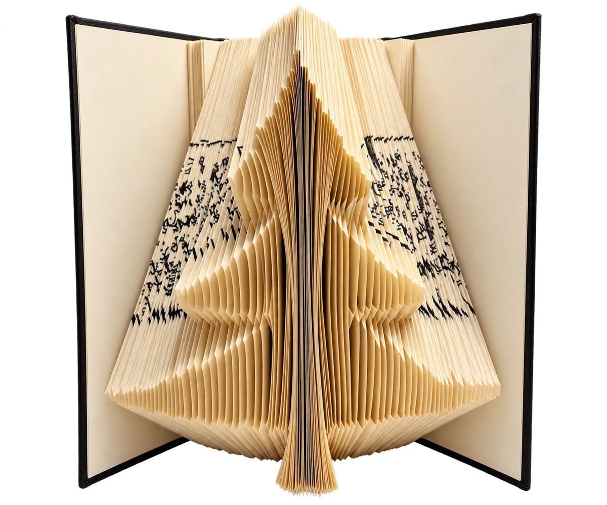 Foldly Christmas Tree — finished folded design