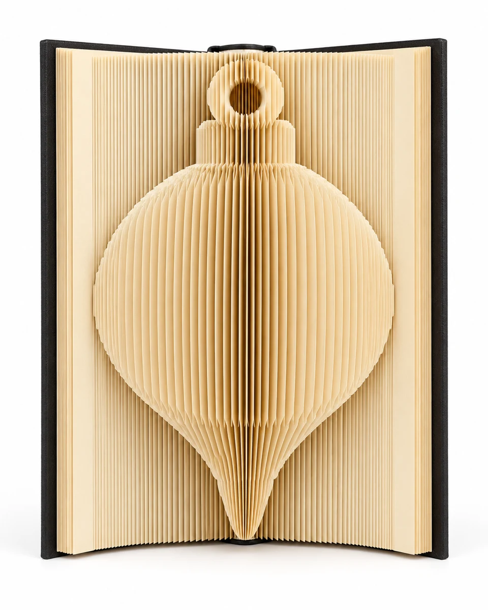 Foldly Ornament — finished folded design