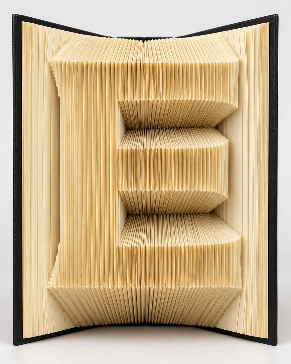 Foldly E — finished folded design