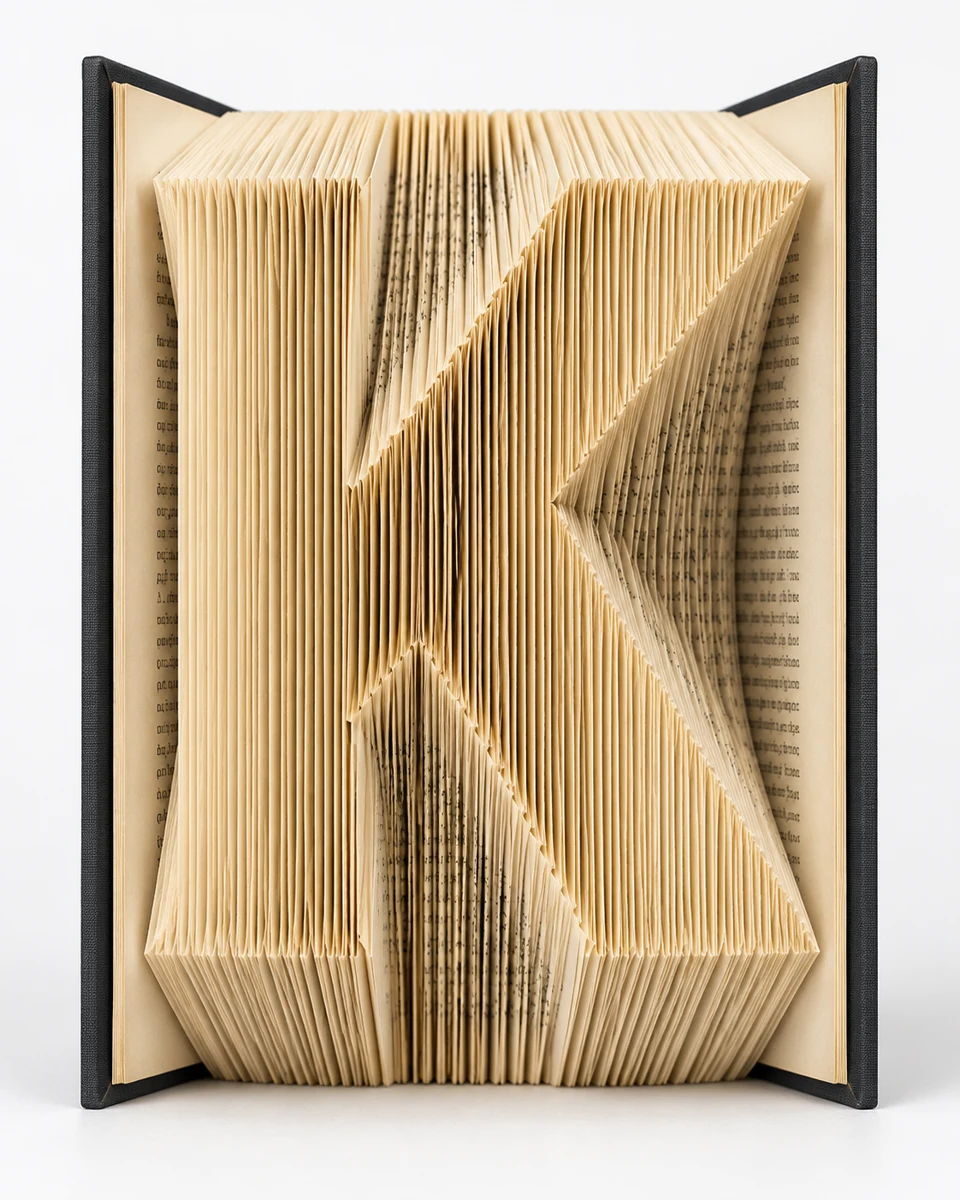 Foldly K — finished folded design