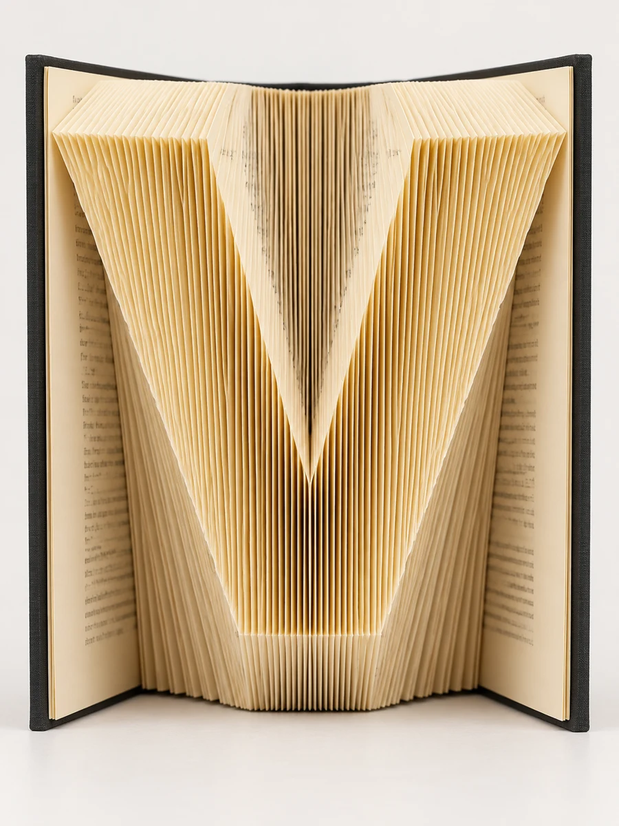 Foldly V — finished folded design